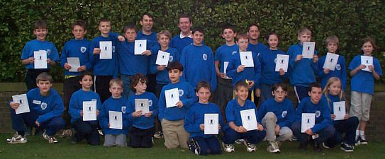 Sussex U11 Zonal Team 2000