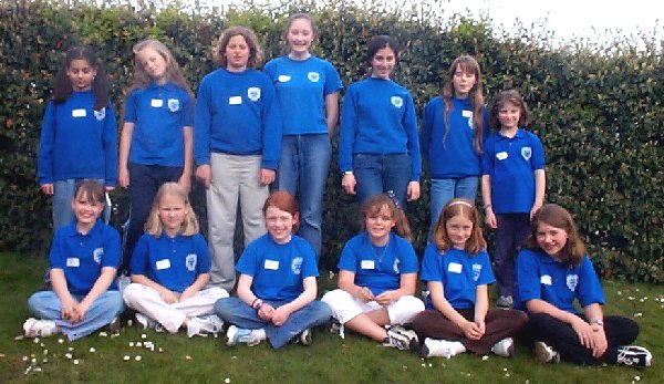 EPSCA U11 Girls Team April 2002