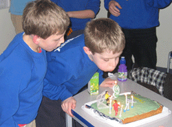 Photo birthday cake