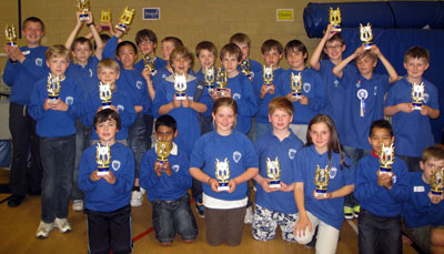 U11 Final with trophy