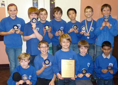 Sussex U12 Team NYCA champions 2011