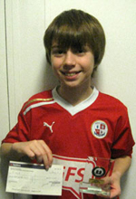 Jamie LJCC U12 Minor winner