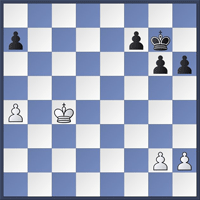 Chess position king & pawn endings
