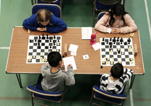 Photo of children playing in a tournament